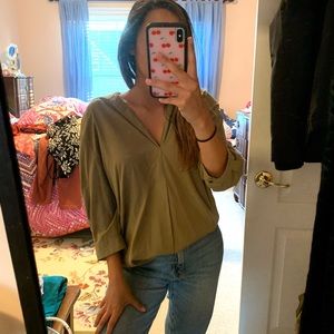 Olive Blouse (Zara)